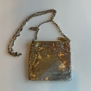 Vintage Whiting & Davis Geometric Sequined Mesh Crossbody Purse